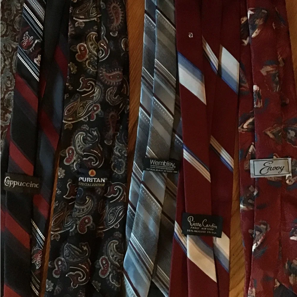 A total of 10 men’s neckties. Please see photos.